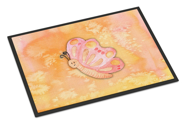 Butterfly Watercolor Indoor or Outdoor Mat 24x36 BB7384JMAT by Caroline's Treasures