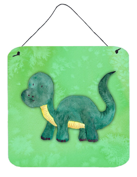 Brontosaurus Watercolor Wall or Door Hanging Prints BB7404DS66 by Caroline's Treasures