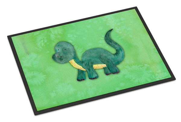 Brontosaurus Watercolor Indoor or Outdoor Mat 24x36 BB7404JMAT by Caroline's Treasures