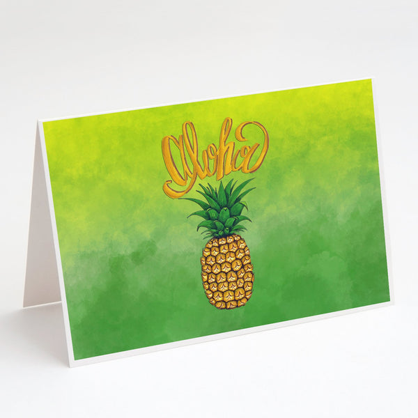 Buy this Aloha Pineapple Welcome Greeting Cards and Envelopes Pack of 8