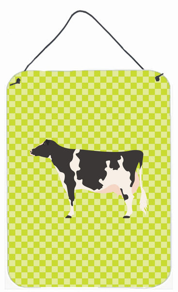 Holstein Cow Green Wall or Door Hanging Prints BB7648DS1216 by Caroline's Treasures