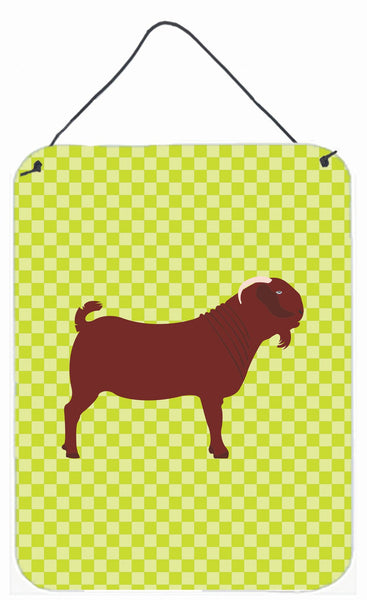 Kalahari Red Goat Green Wall or Door Hanging Prints BB7717DS1216 by Caroline's Treasures