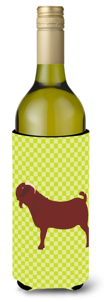 Kalahari Red Goat Green Wine Bottle Beverge Insulator Hugger BB7717LITERK by Caroline's Treasures