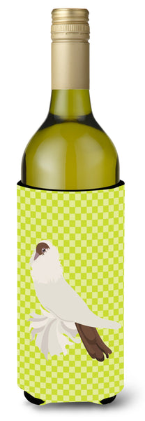 German Helmet Pigeon Green Wine Bottle Beverge Insulator Hugger BB7770LITERK by Caroline's Treasures