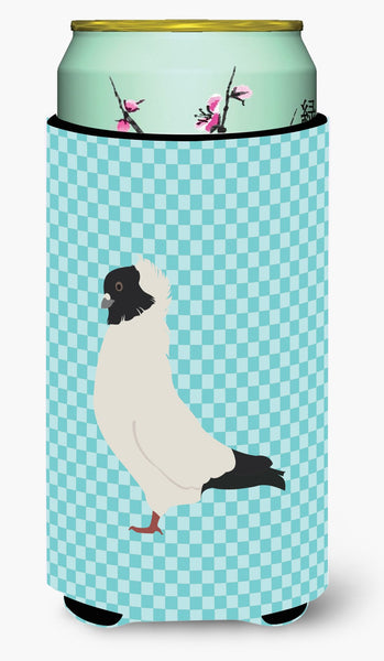 Nun Pigeon Blue Check Tall Boy Beverage Insulator Hugger BB8126TBC by Caroline's Treasures