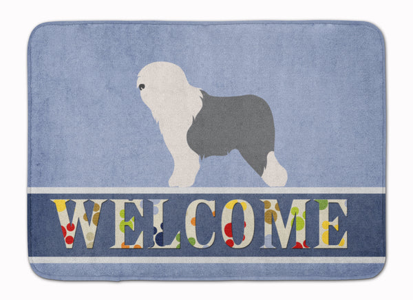 Old English Sheepdog Bobtail Machine Washable Memory Foam Mat BB8294RUG - the-store.com