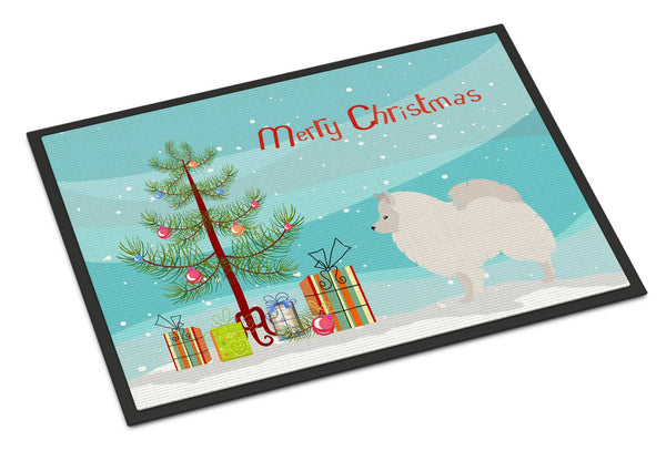 German Spitz Christmas Indoor or Outdoor Mat 24x36 BB8479JMAT by Caroline's Treasures