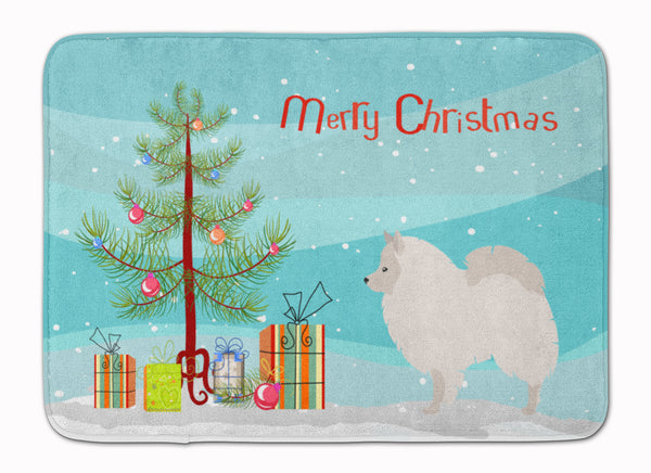 German Spitz Christmas Machine Washable Memory Foam Mat BB8479RUG - the-store.com