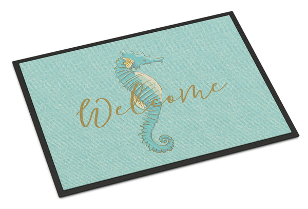 Seahorse Welcome Indoor or Outdoor Mat 18x27 BB8547MAT - the-store.com