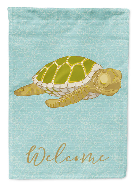 Sea Turtle Welcome Flag Garden Size BB8570GF  the-store.com.