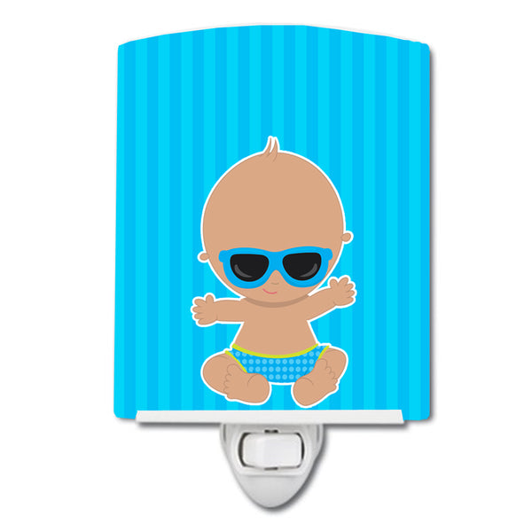 Beach Baby Boy Sunglasses Ceramic Night Light BB8652CNL - the-store.com