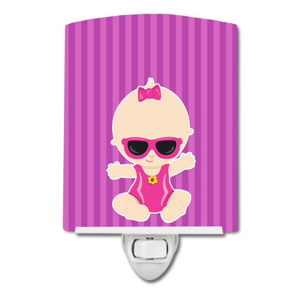 Beach Baby Girl Sunglasses Sarah Ceramic Night Light BB8656CNL - the-store.com