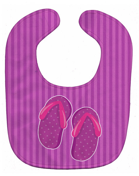 Beach Baby Girl Flip Flops Baby Bib BB8662BIB - the-store.com