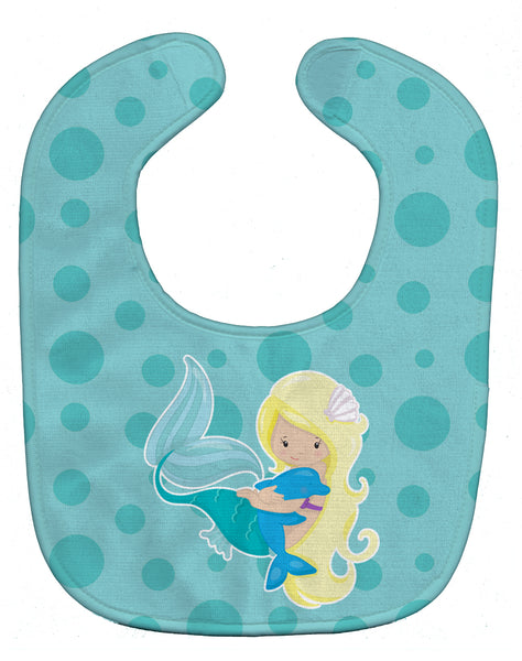 Beach Mermaid Blue Baby Bib BB8820BIB - the-store.com