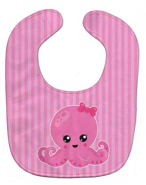 Nautical Pink Octopus Baby Bib BB8911BIB - the-store.com