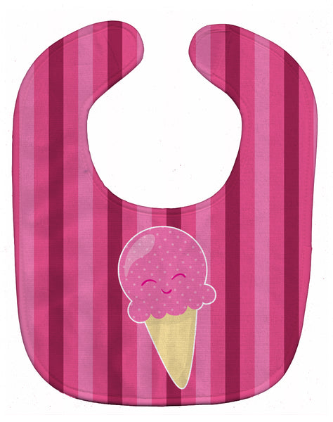 Ice Cream Cone Pink Baby Bib BB9064BIB - the-store.com