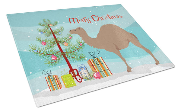 F1 Hybrid Camel Christmas Glass Cutting Board Large BB9186LCB by Caroline's Treasures