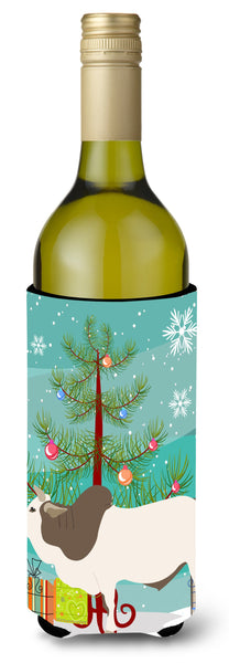 Malvi Cow Christmas Wine Bottle Beverge Insulator Hugger BB9197LITERK by Caroline's Treasures