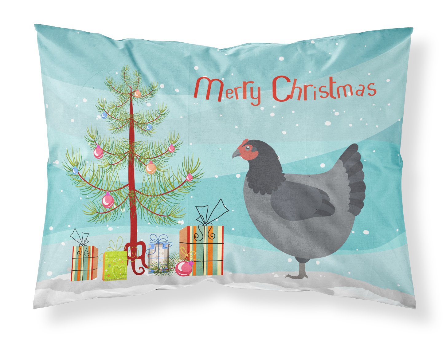 Jersey Giant Chicken Christmas Fabric Standard Pillowcase BB9202PILLOWCASE