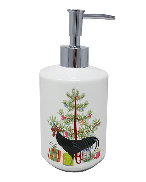 Buy this Minorca Ctalalan Chicken Christmas Ceramic Soap Dispenser