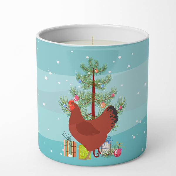 Buy this New Hampshire Red Chicken Christmas 10 oz Decorative Soy Candle