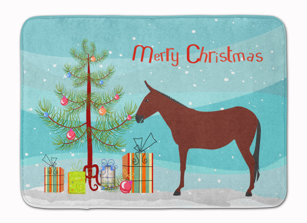 Hinny Horse Donkey Christmas Machine Washable Memory Foam Mat BB9217RUG - the-store.com