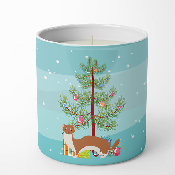 Buy this Weasel Christmas 10 oz Decorative Soy Candle