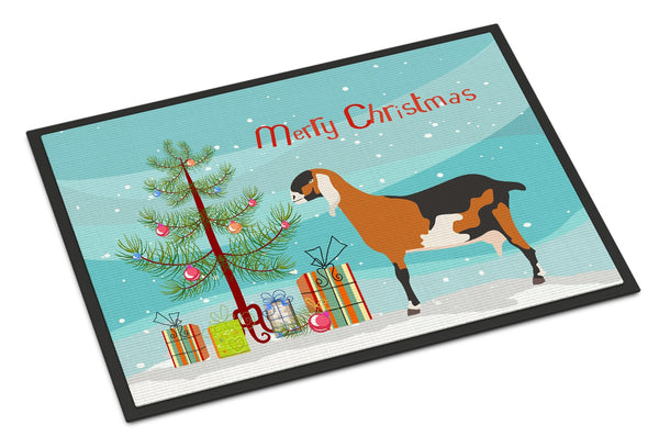 Anglo-nubian Nubian Goat Christmas Indoor or Outdoor Mat 24x36 BB9250JMAT by Caroline's Treasures