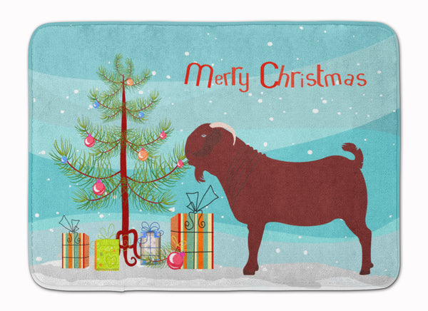 Kalahari Red Goat Christmas Machine Washable Memory Foam Mat BB9258RUG - the-store.com