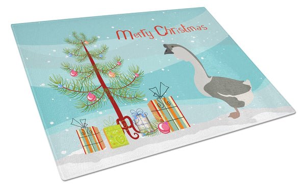 African Goose Christmas Glass Cutting Board Large BB9266LCB by Caroline's Treasures