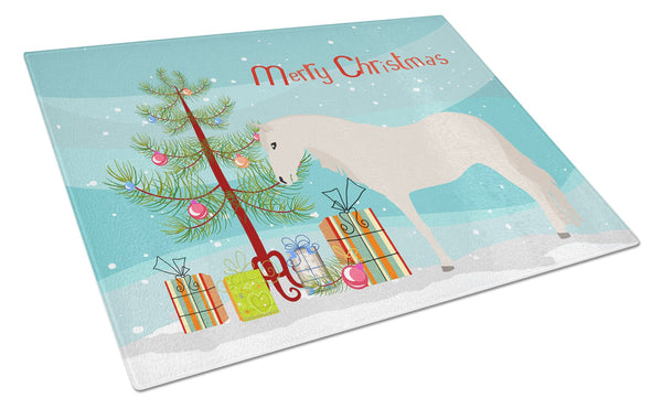 Paso Fino Horse Christmas Glass Cutting Board Large BB9272LCB by Caroline's Treasures