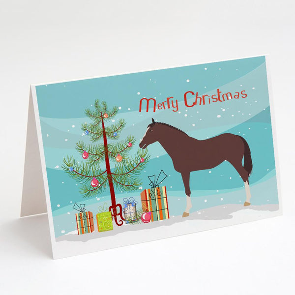 Buy this English Thoroughbred Horse Christmas Greeting Cards and Envelopes Pack of 8