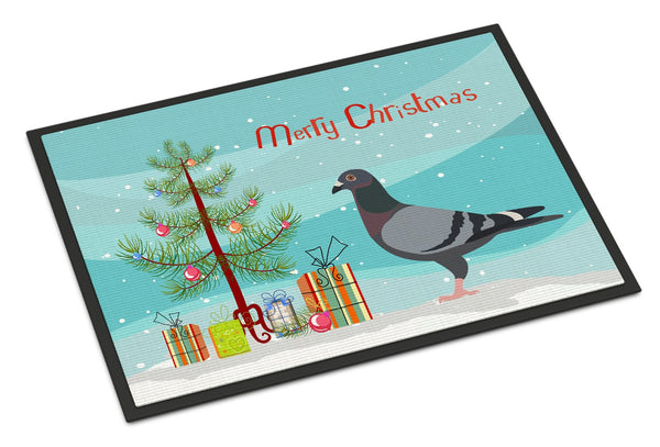 Racing Pigeon Christmas Indoor or Outdoor Mat 24x36 BB9318JMAT by Caroline's Treasures