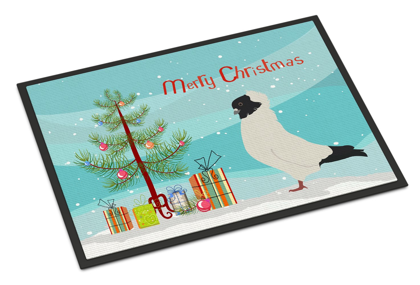 Nun Pigeon Christmas Indoor or Outdoor Mat 24x36 BB9319JMAT