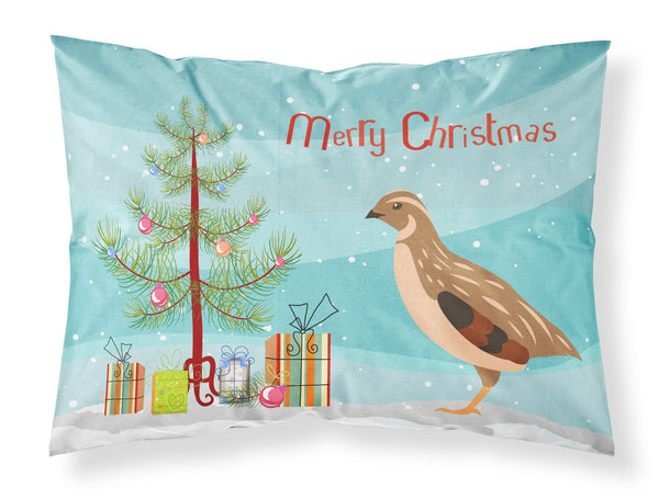 Golden Phoenix Quail Christmas Fabric Standard Pillowcase BB9322PILLOWCASE by Caroline's Treasures