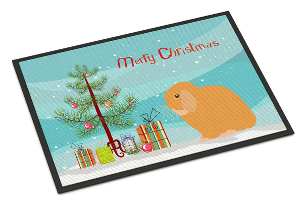 Holland Lop Rabbit Christmas Indoor or Outdoor Mat 24x36 BB9335JMAT by Caroline's Treasures