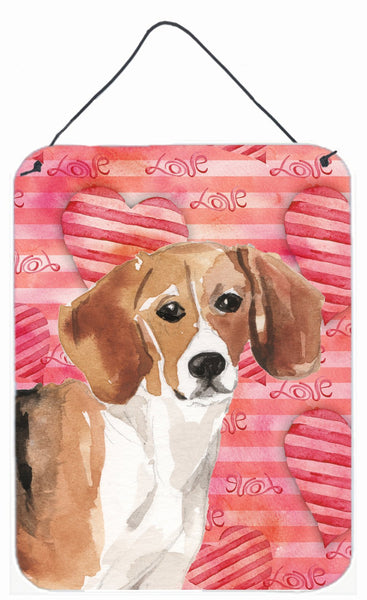 Beagle Love Wall or Door Hanging Prints BB9474DS1216 by Caroline's Treasures