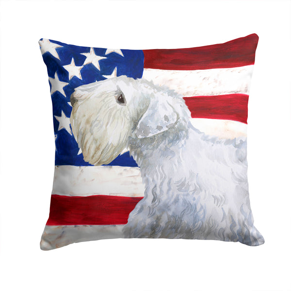 Sealyham Terrier Patriotic Fabric Decorative Pillow BB9684PW1414 - the-store.com