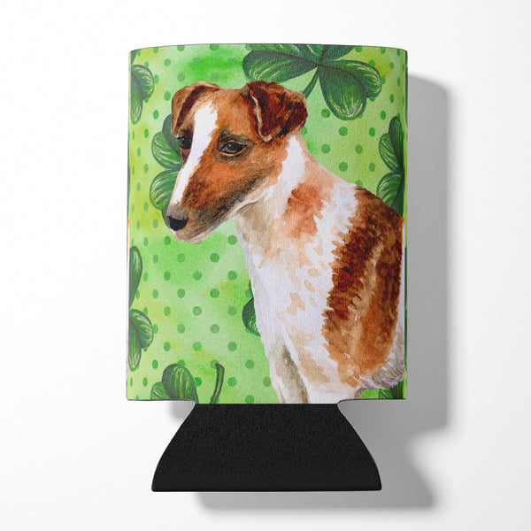 Smooth Fox Terrier St Patrick's Can or Bottle Hugger BB9821CC  the-store.com.