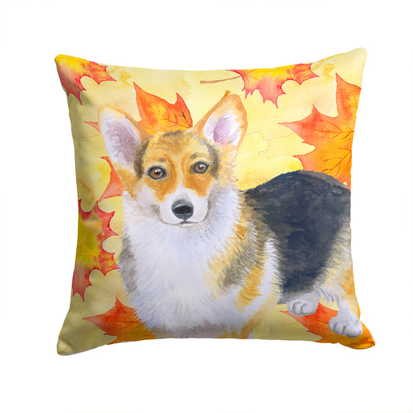 Pembroke Corgi Fall Fabric Decorative Pillow BB9903PW1414 - the-store.com