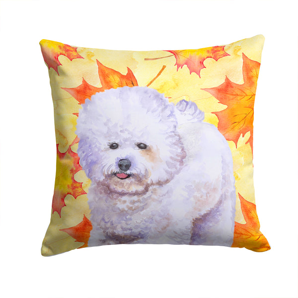 Bichon Frise Fall Fabric Decorative Pillow BB9909PW1414 - the-store.com