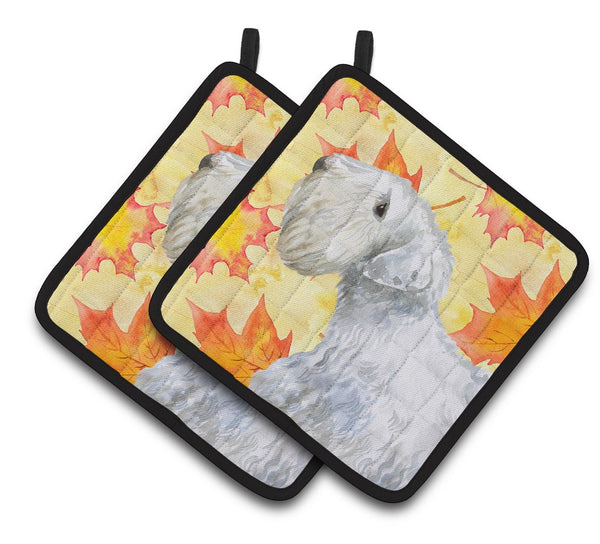 Sealyham Terrier Fall Pair of Pot Holders BB9945PTHD by Caroline's Treasures