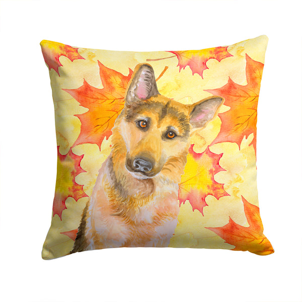 German Shepherd #2 Fall Fabric Decorative Pillow BB9972PW1414 - the-store.com