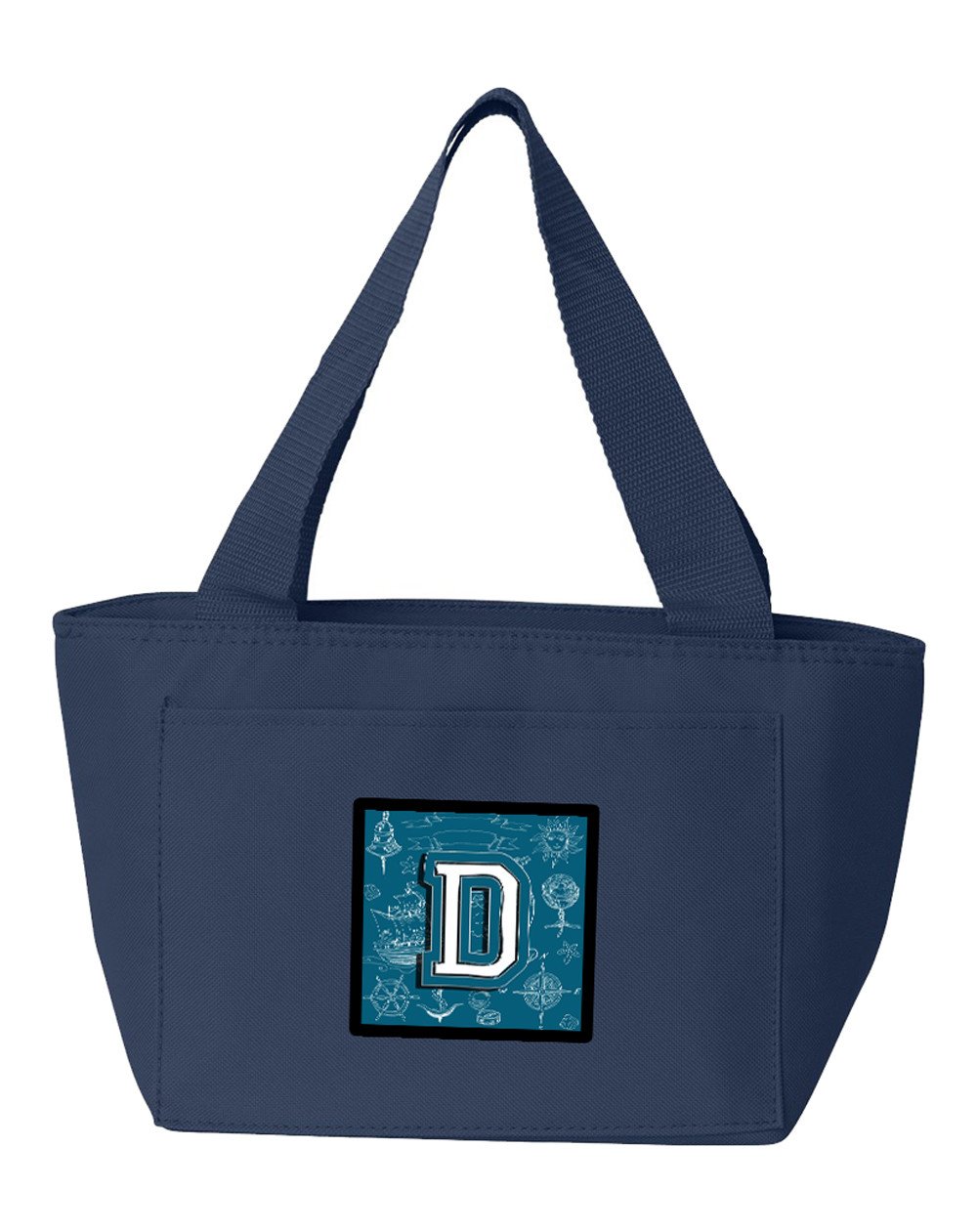 Letter D Sea Doodles Initial Alphabet Lunch Bag CJ2014-DNA-8808