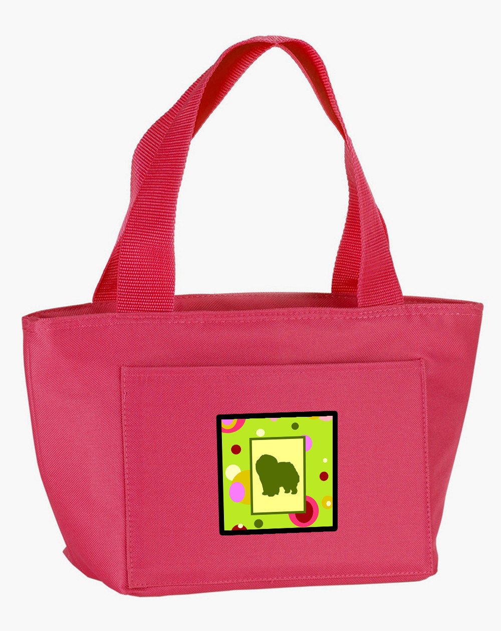 Lime Green Dots Chow Chow Lunch Bag CK1125PK-8808