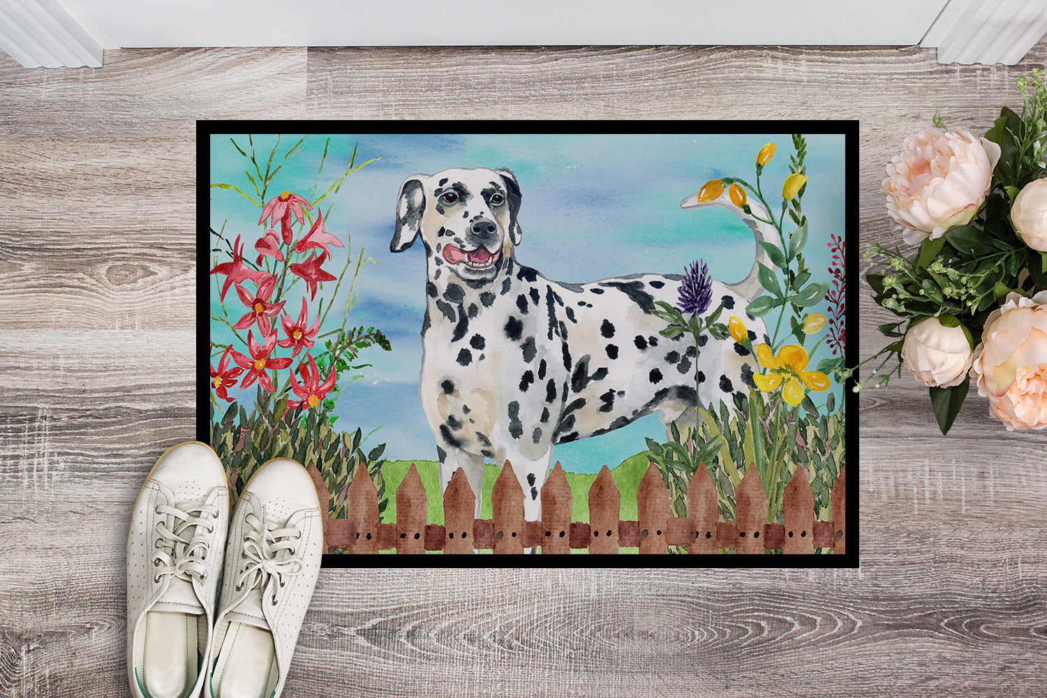 Dalmatian Spring Indoor or Outdoor Mat 18x27 CK1215MAT