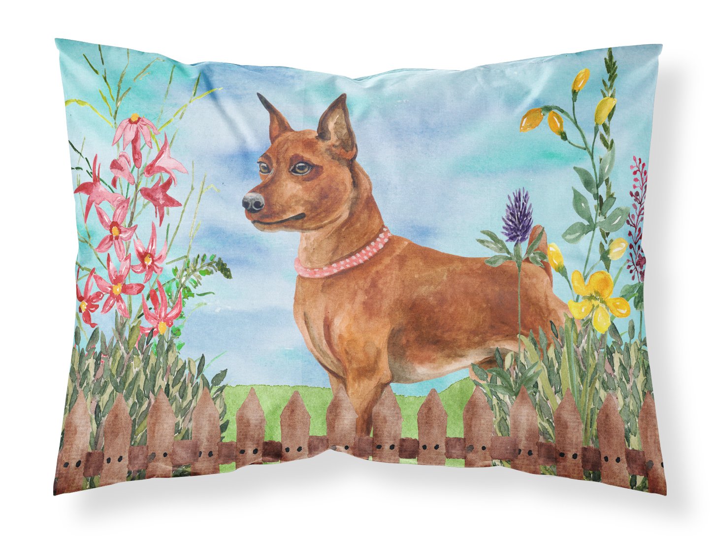 Miniature Pinscher Spring Fabric Standard Pillowcase CK1218PILLOWCASE