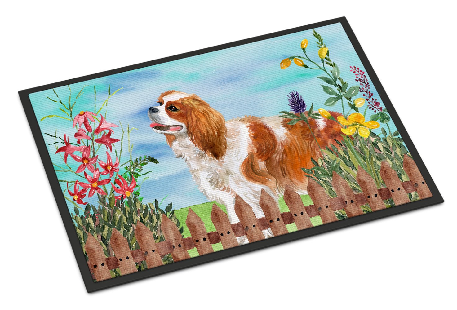 Cavalier Spaniel Spring Indoor or Outdoor Mat 24x36 CK1225JMAT