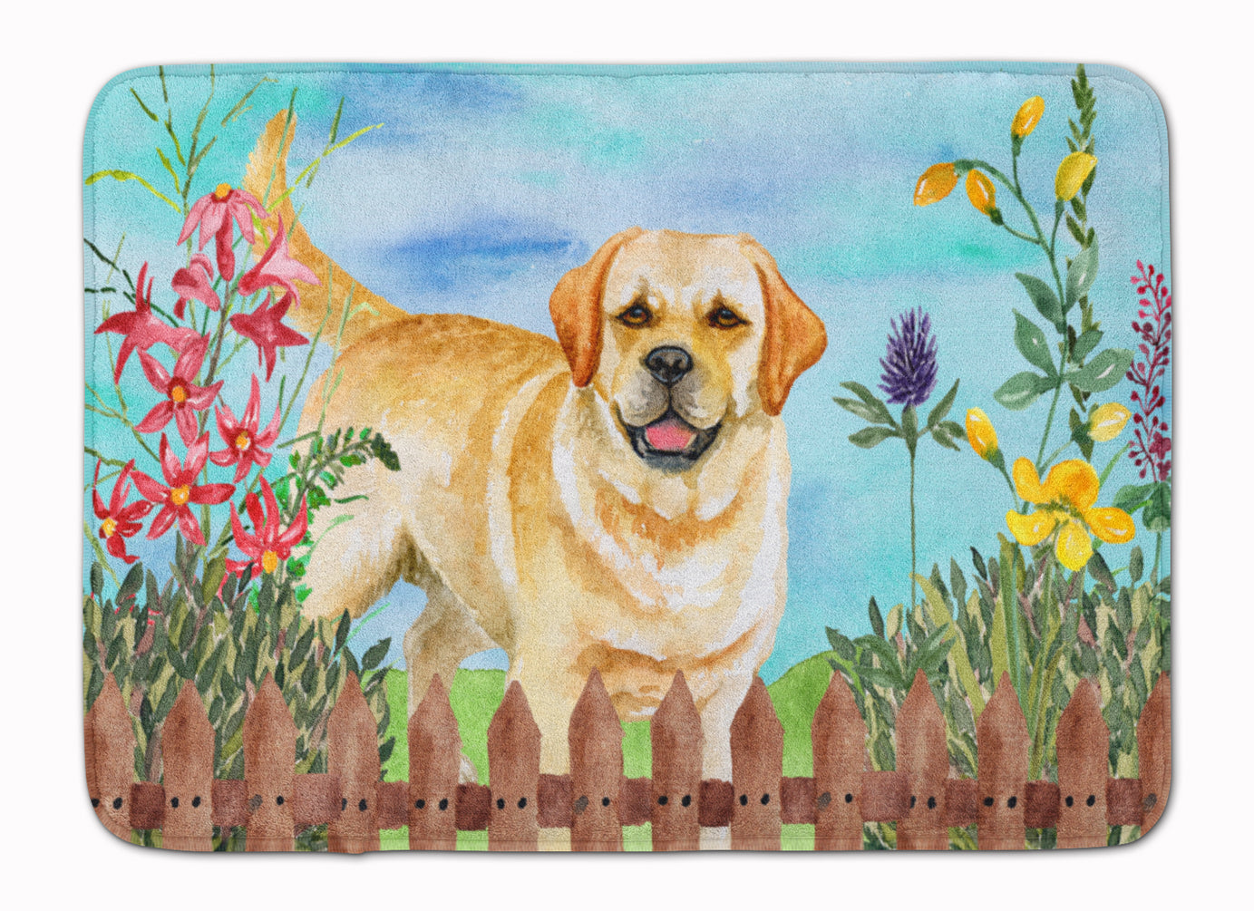 Golden Retriever Spring Machine Washable Memory Foam Mat CK1226RUG