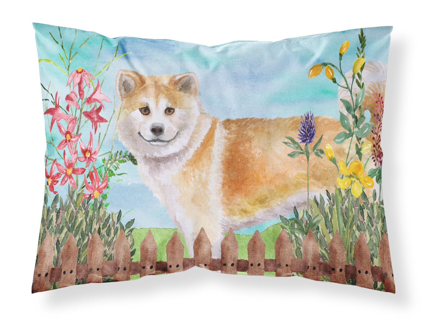 Shiba Inu Spring Fabric Standard Pillowcase CK1240PILLOWCASE